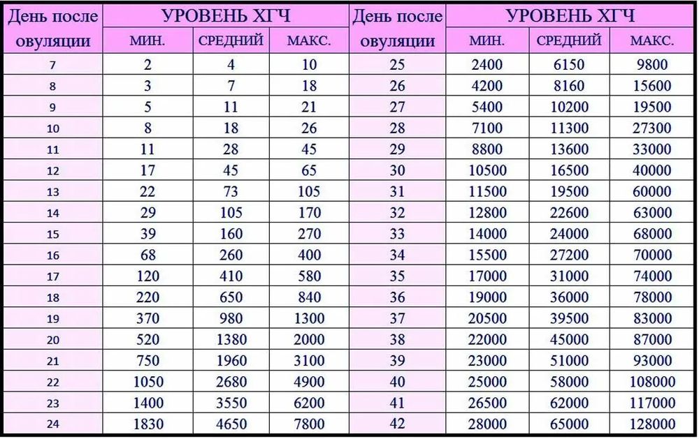 Какой хгч должен быть после криопереноса. Какой хгч должен быть после криопереноса