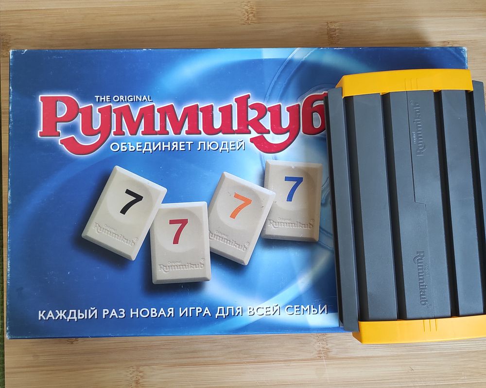 Настольная игра руммикуб в пенале