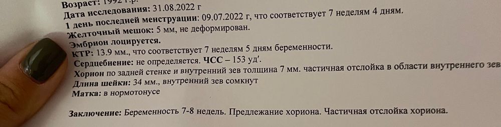 Локация хориона по задней стенке