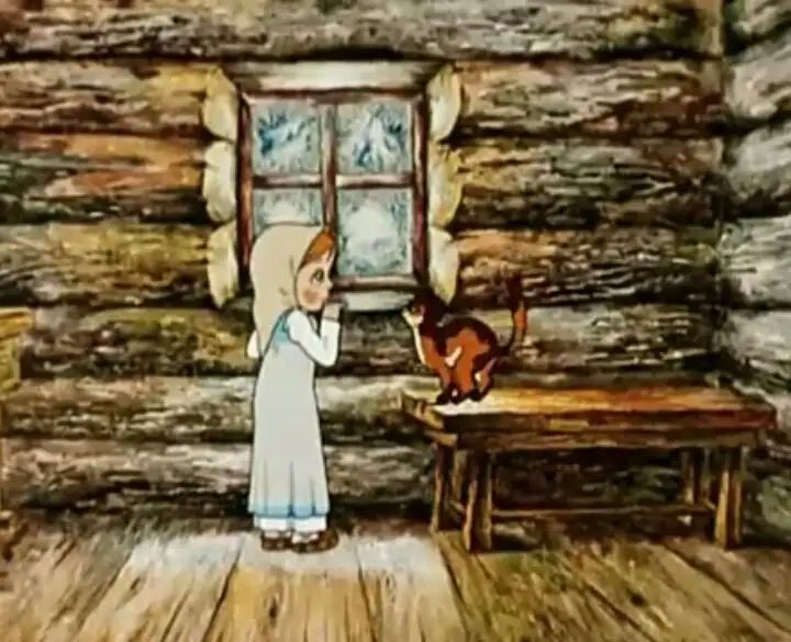 кошка муренка бажов. серебряное копытце муренка. серебряное копытце даренка. даренка из сказки. серебряное копытце 1977.
