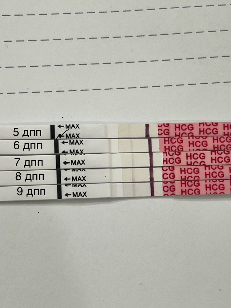 Бледная полоска на тесте на беременность