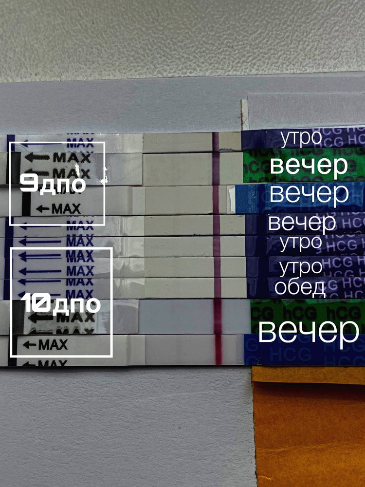 9 дпо, тест положительный, ноет поясница