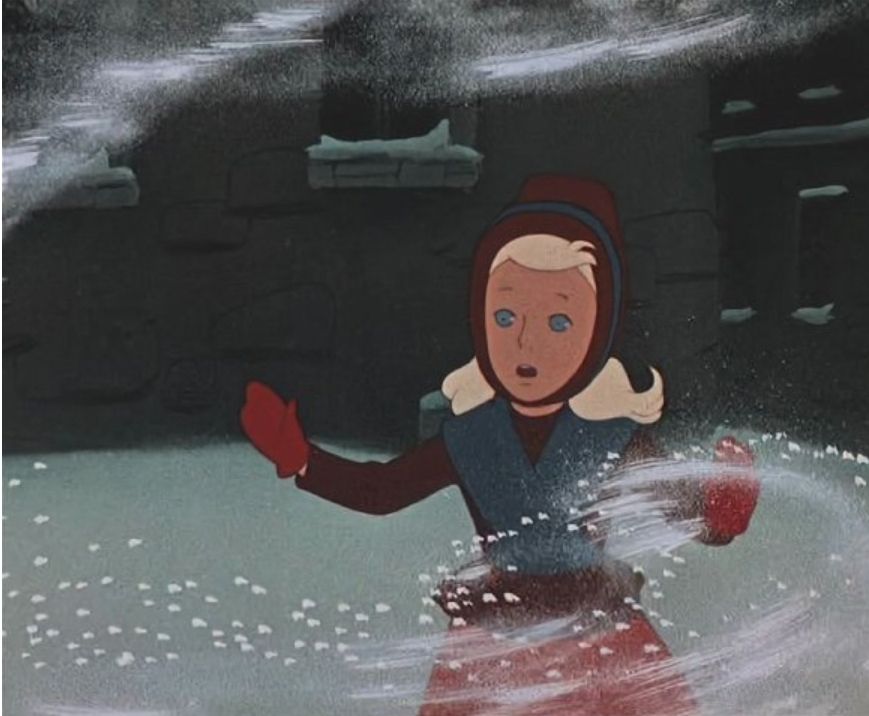 снежная королева 1957 кадры. кай снежная королева 1957. отрывок мультфильма снежная королева. снежная королева мультфильм советский герда. кай и герда снежная королева 1957.