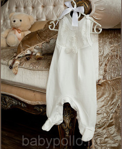 Полукомбинезон-бабочка для мальчика на выписку