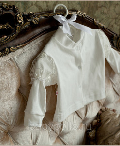 Кофточка-фонарик без гипюра