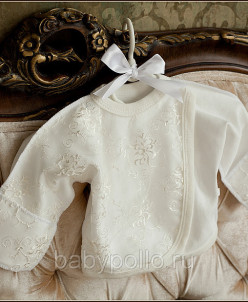 Распашонка с окантовкой нарядная