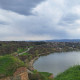 За облаком