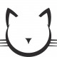 Белая кошка