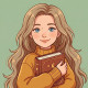 Девочка с книжкой