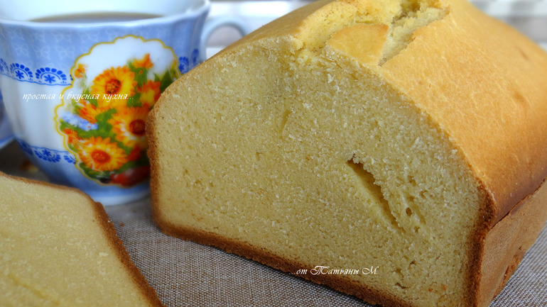 Хлеб кукурузно-яичный без дрожжей